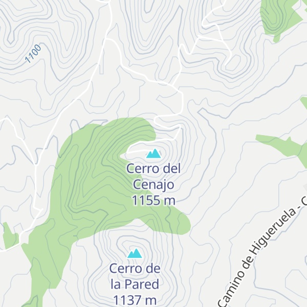Map of Cerro del Cenajo