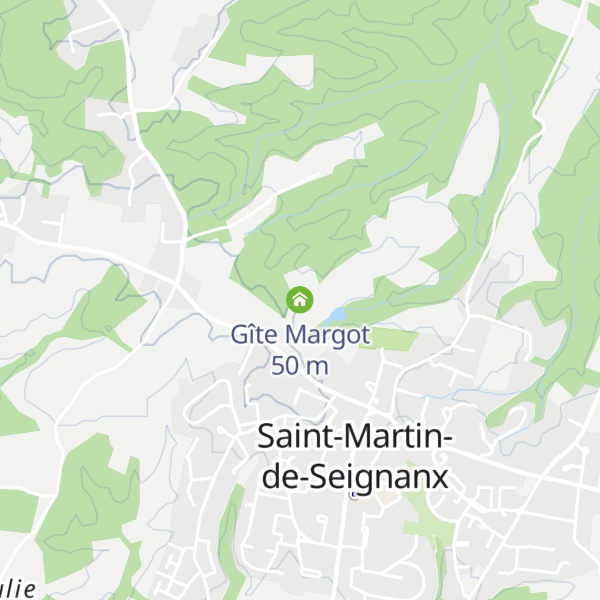 Map of Gîte Margot