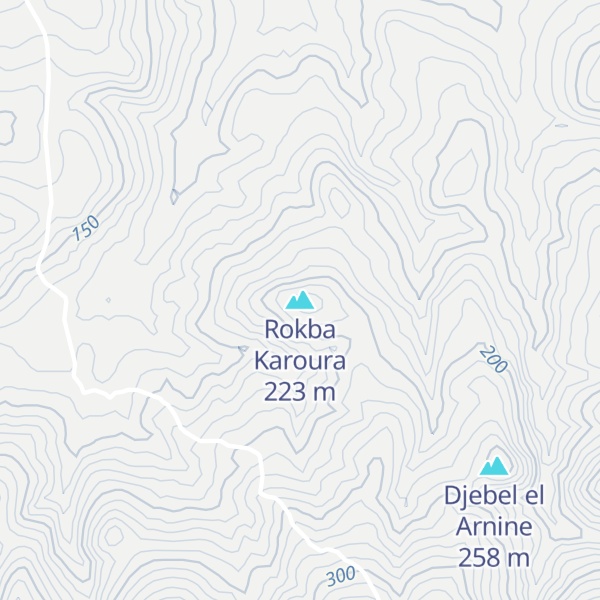 Map of Rokba Karoura