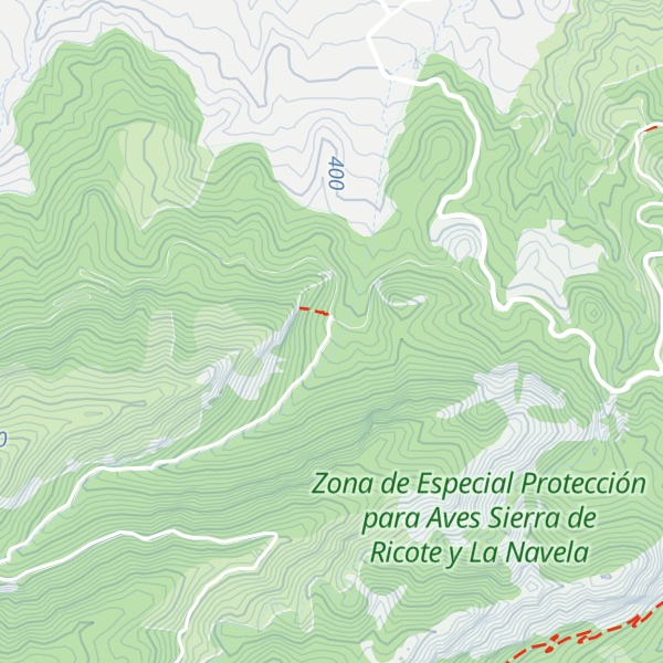Map of Refugio del Barranco del Pozo