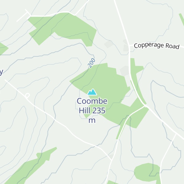 Map of Coombe Hill