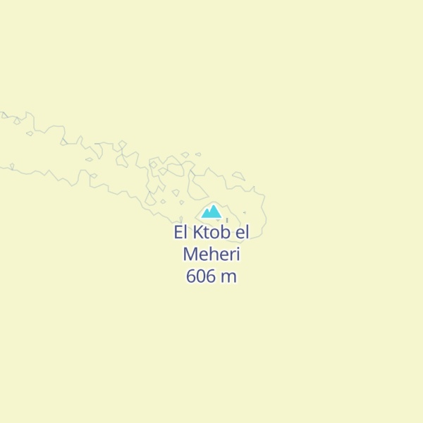 Map of El Ktob el Meheri