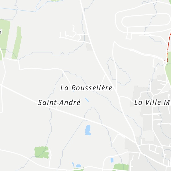 Map of Gîte de la Rousselière