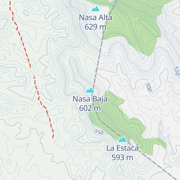 Map of Nasa Baja