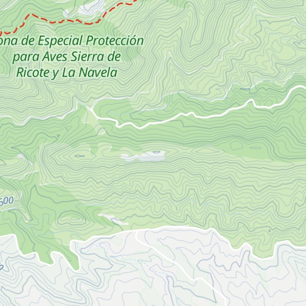 Map of Sierra del Cajal