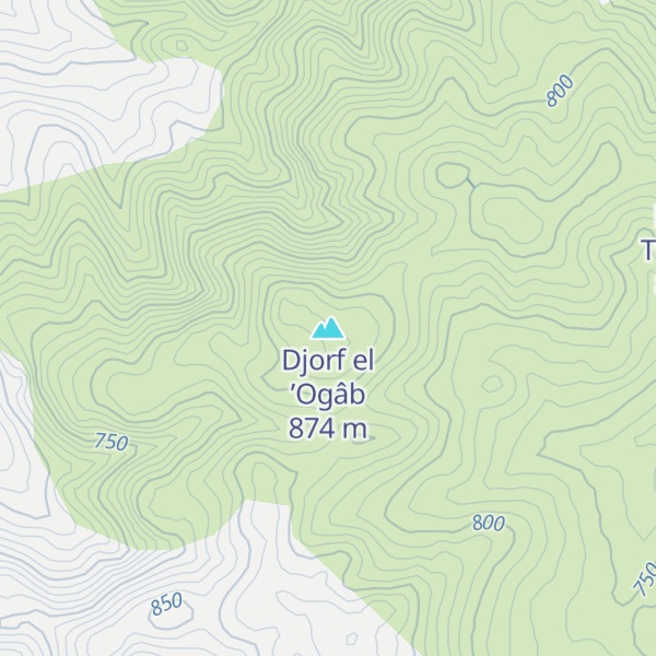 Map of Djorf el ’Ogâb