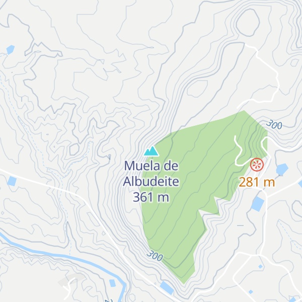 Map of Muela de Albudeite