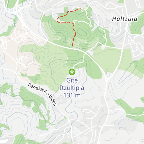 Map of Gîte Itzultipia