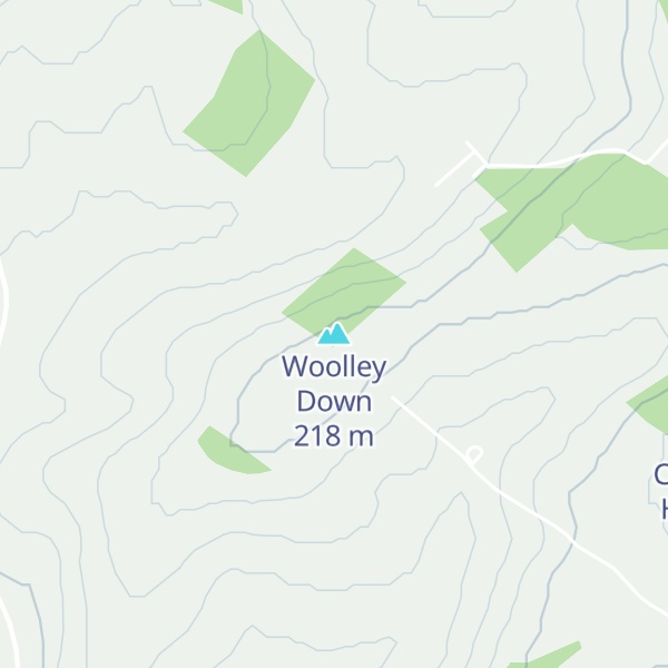 Map of Woolley Down