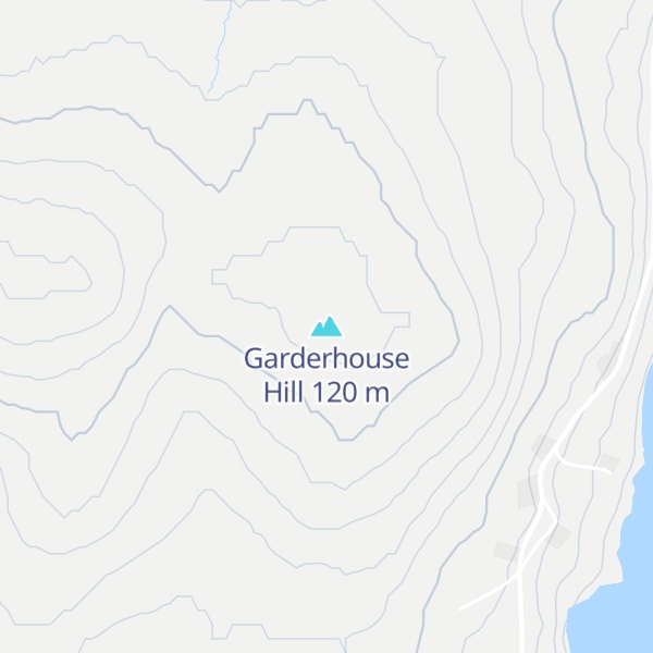 Map of Garderhouse Hill