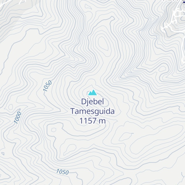 Map of Djebel Tamesguida