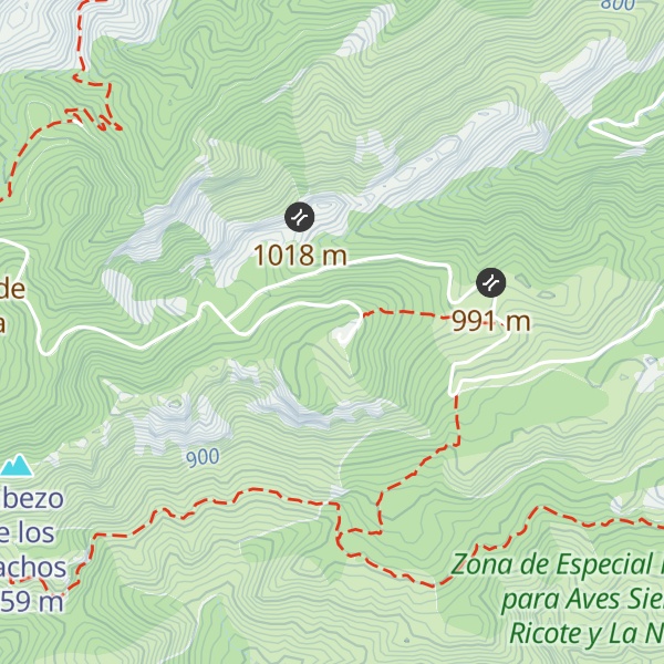 Map of Almeces