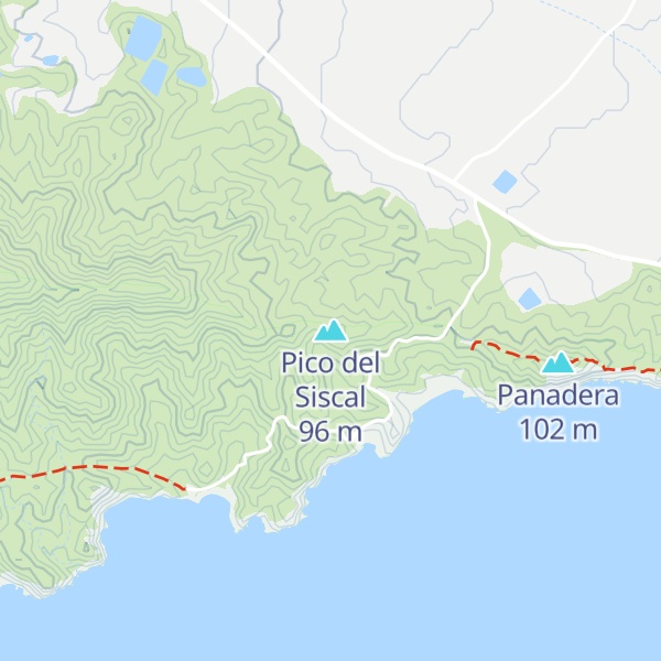 Map of Pico del Siscal
