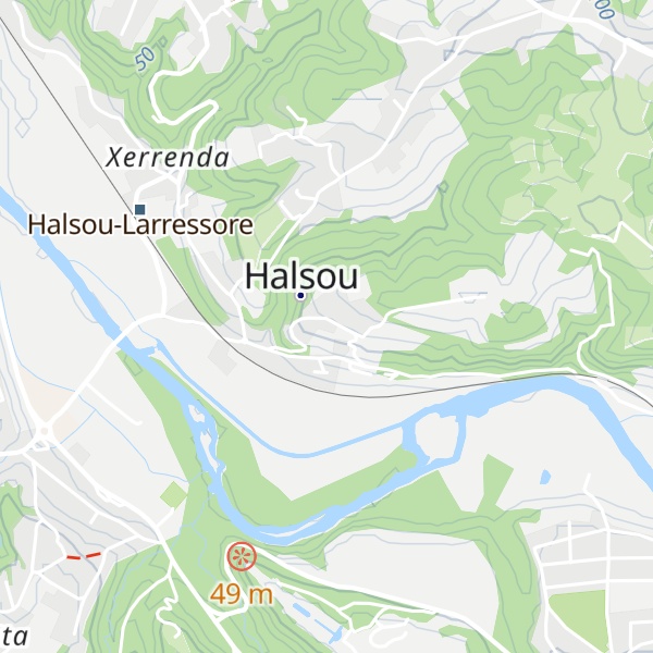 Map of Gîte de la Villa Sabaloa