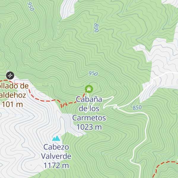 Map of Cabaña de los Carmetos