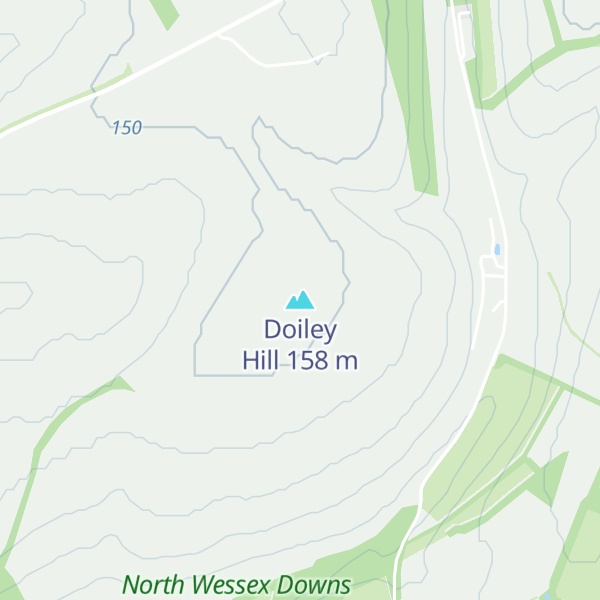 Map of Doiley Hill