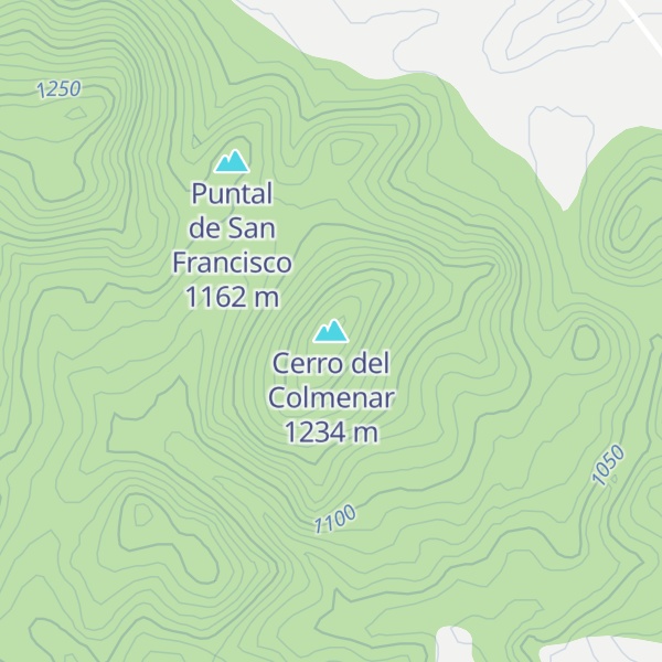 Map of Cerro del Colmenar