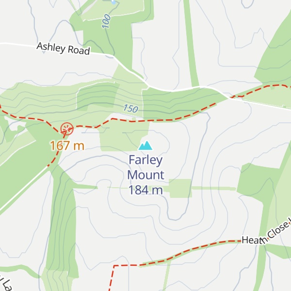 Map of Farley Mount