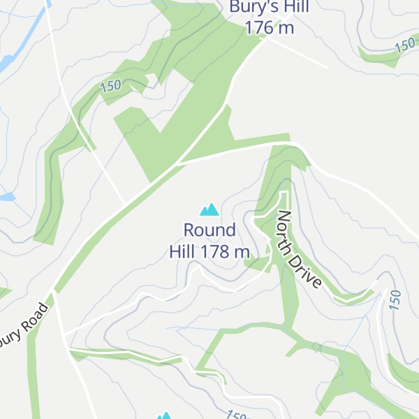 Map of Round Hill