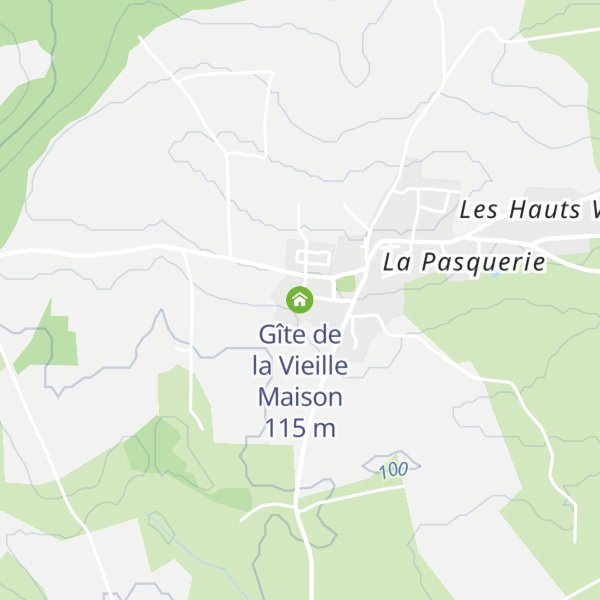 Map of Gîte de la Vieille Maison