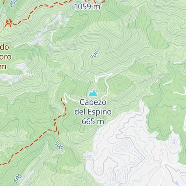 Map of Cabezo del Espino