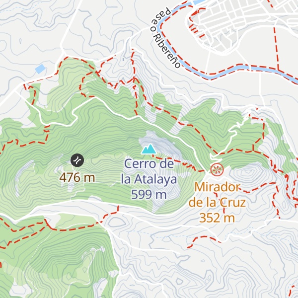 Map of Cerro de la Atalaya