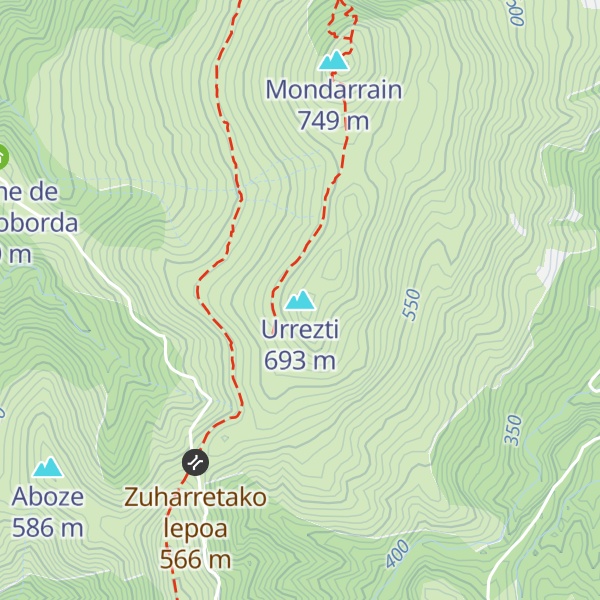 Map of Urrezti