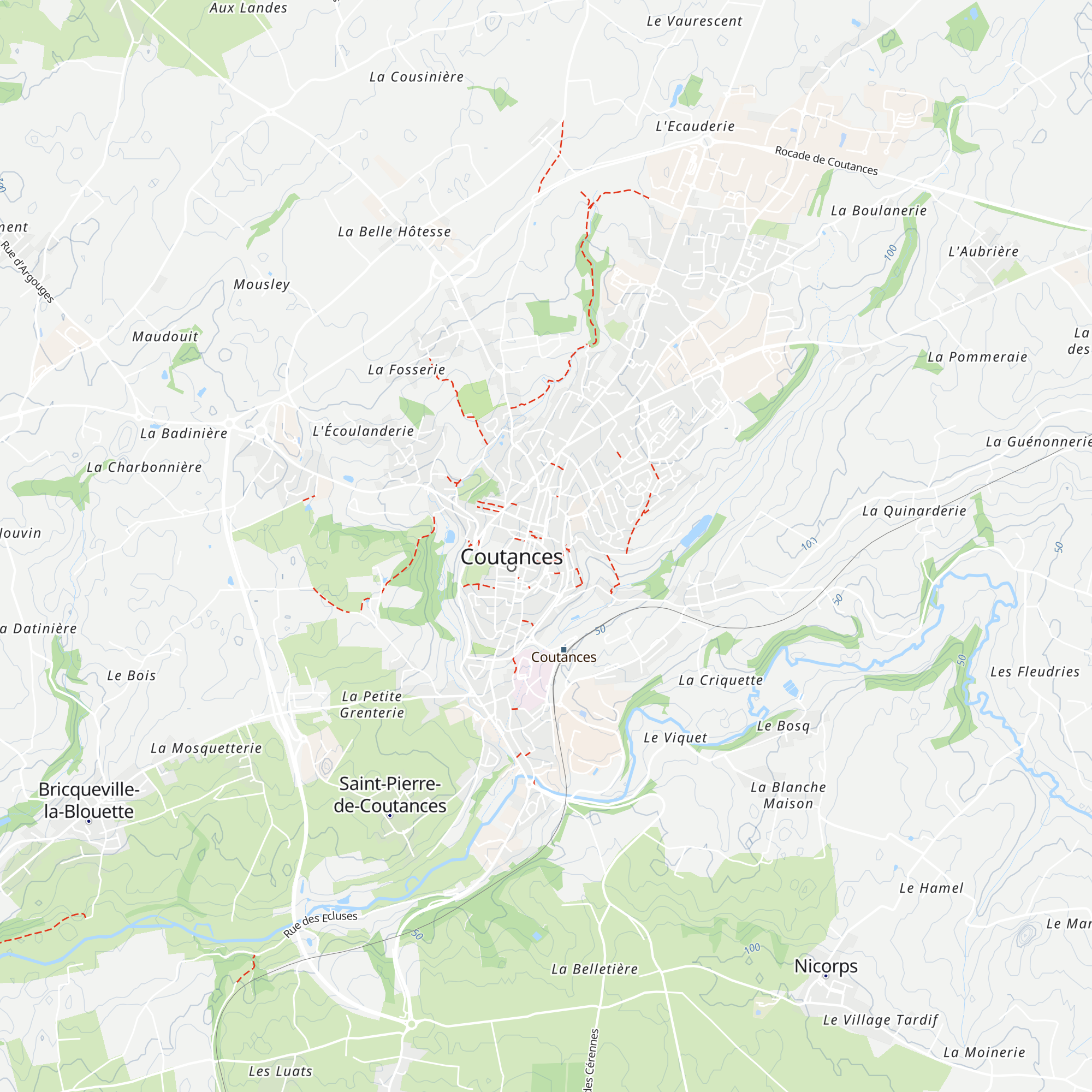 Office de Tourisme Coutance Tourisme map