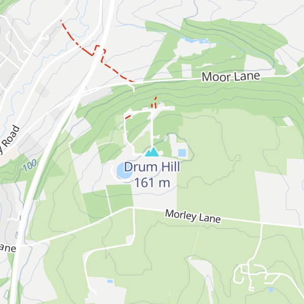 Map of Drum Hill