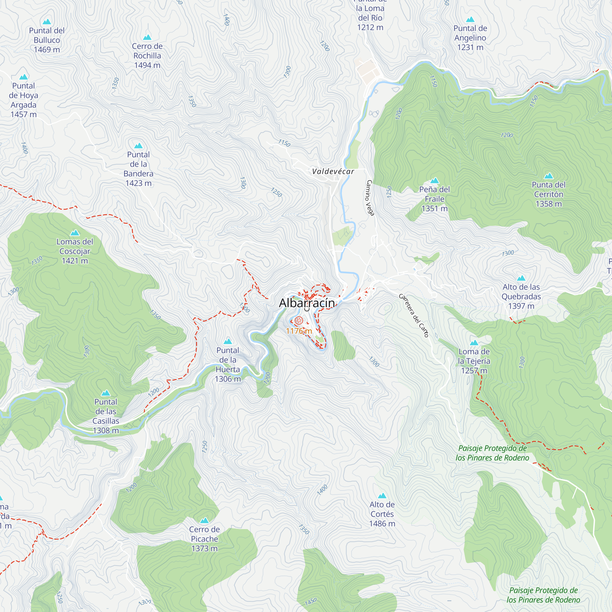 Centro de información Fundación Santa María de Albarracín map