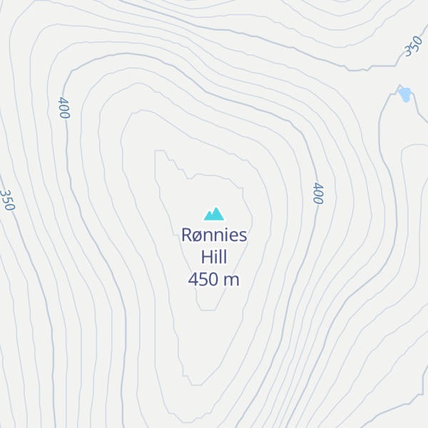 Map of Rønnies Hill