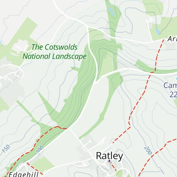 Map of Edge Hill