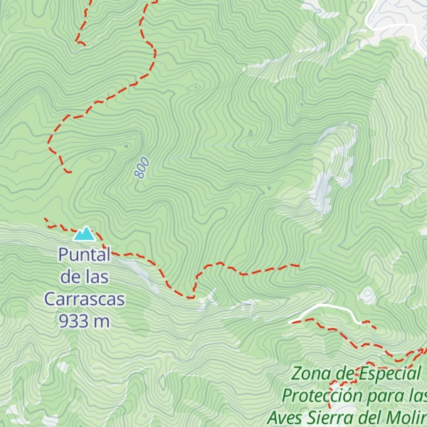 Map of Pico del Águila