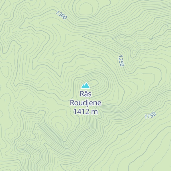 Map of Râs Roudjene
