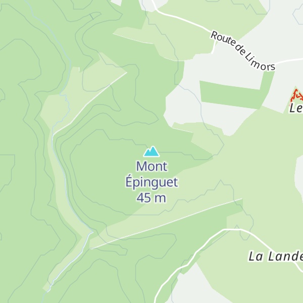 Map of Mont Épinguet