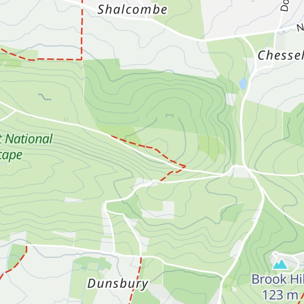 Map of Brook Down