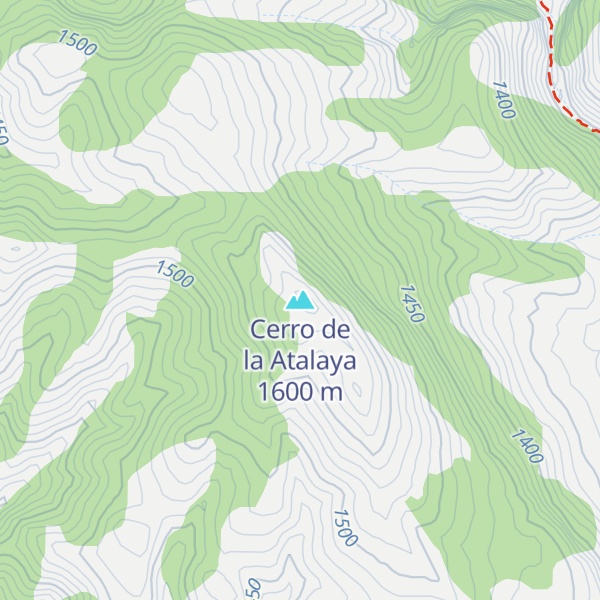 Map of Cerro de la Atalaya