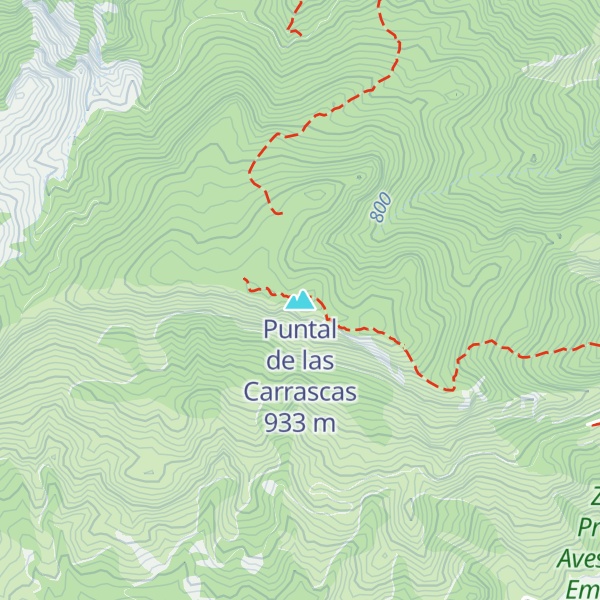 Map of Puntal de las Carrascas