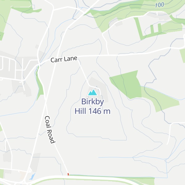 Map of Birkby Hill