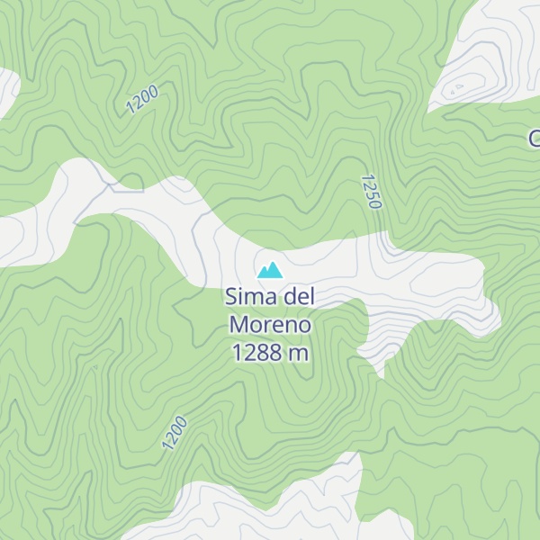 Map of Sima del Moreno