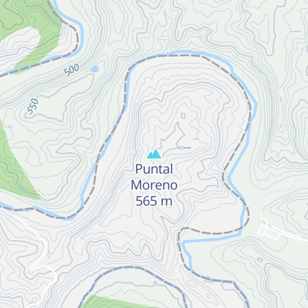 Map of Puntal Moreno