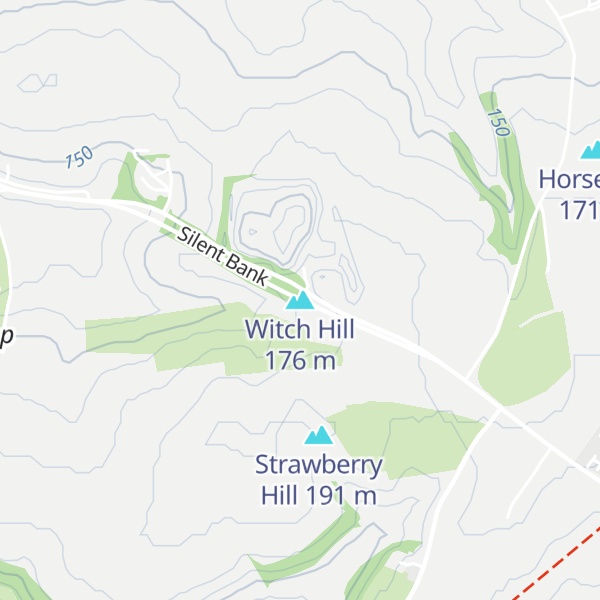 Map of Witch Hill