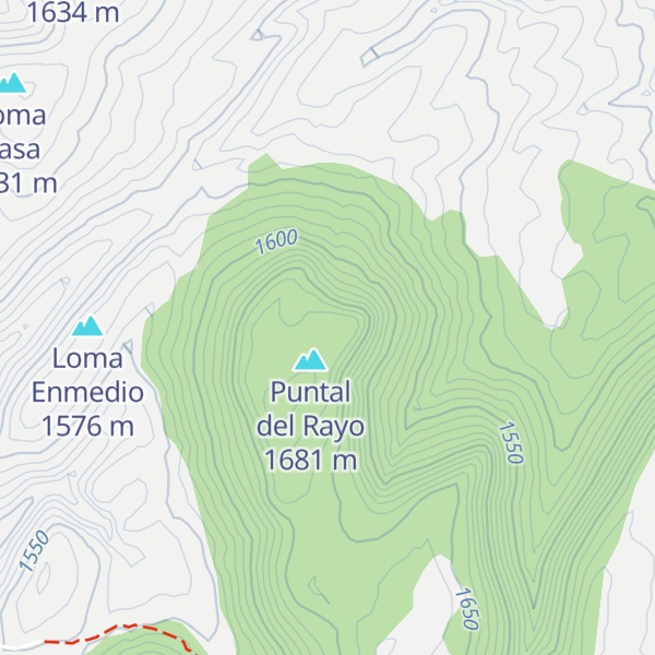 Map of Sierra de Jabalón