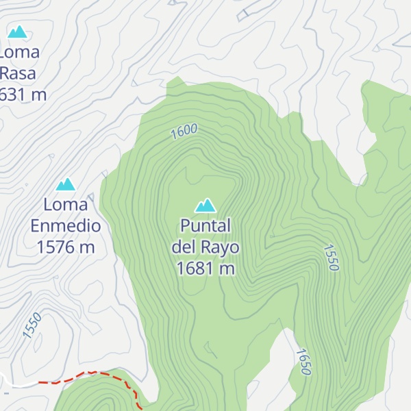 Map of Puntal del Rayo
