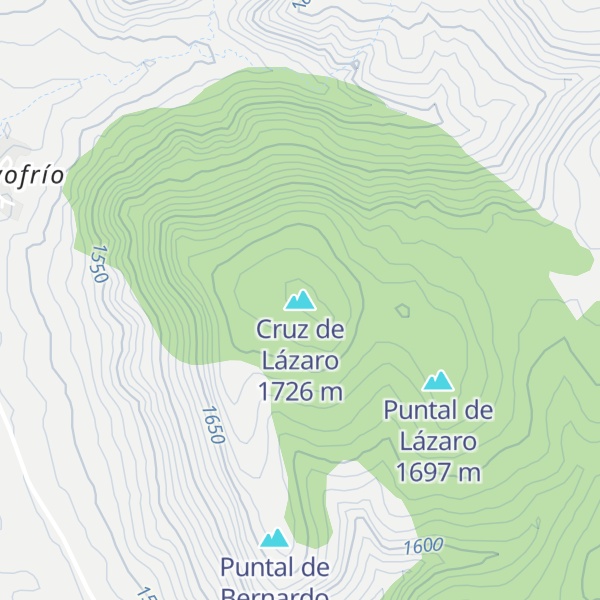 Map of Cruz de Lázaro