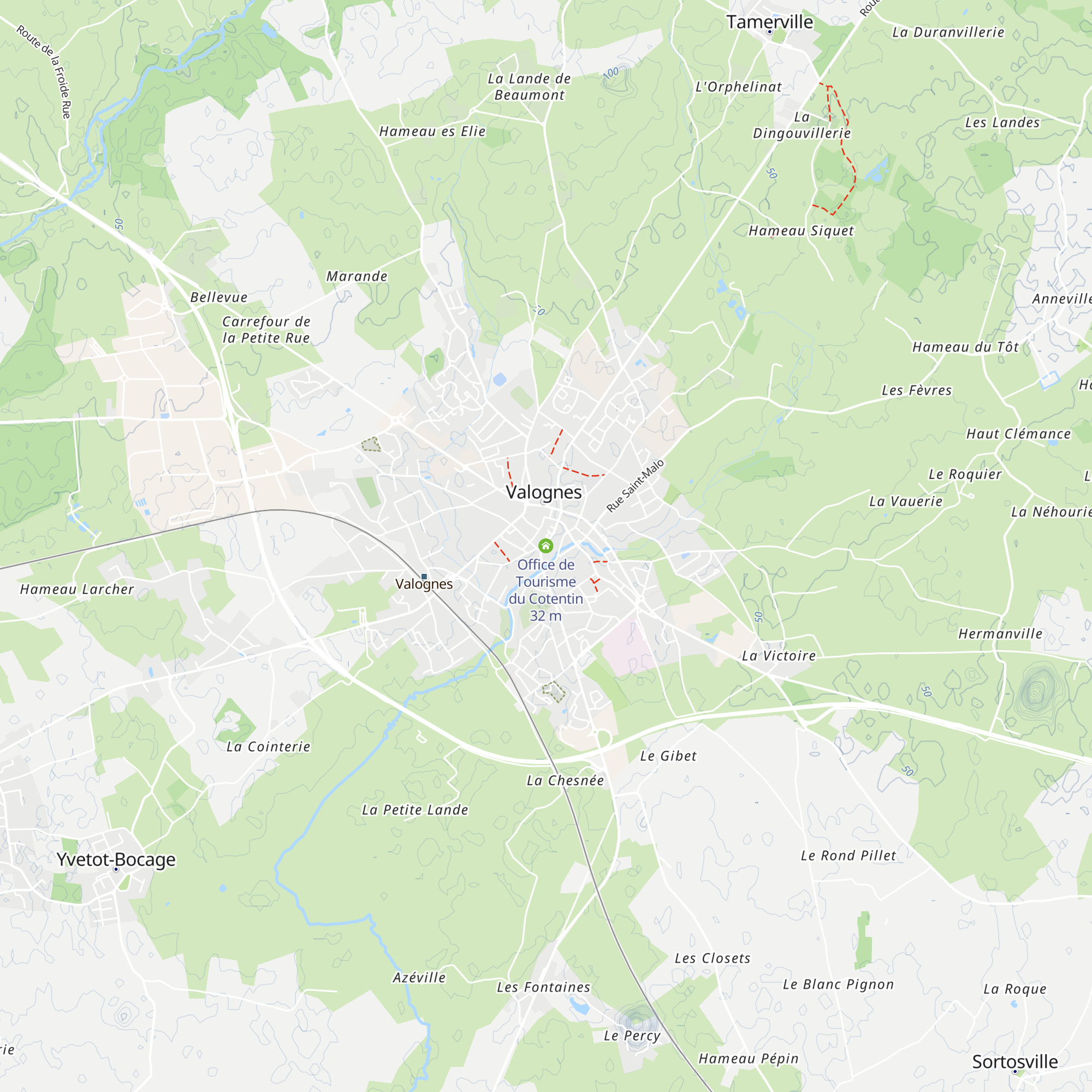 Office de Tourisme du Cotentin  map