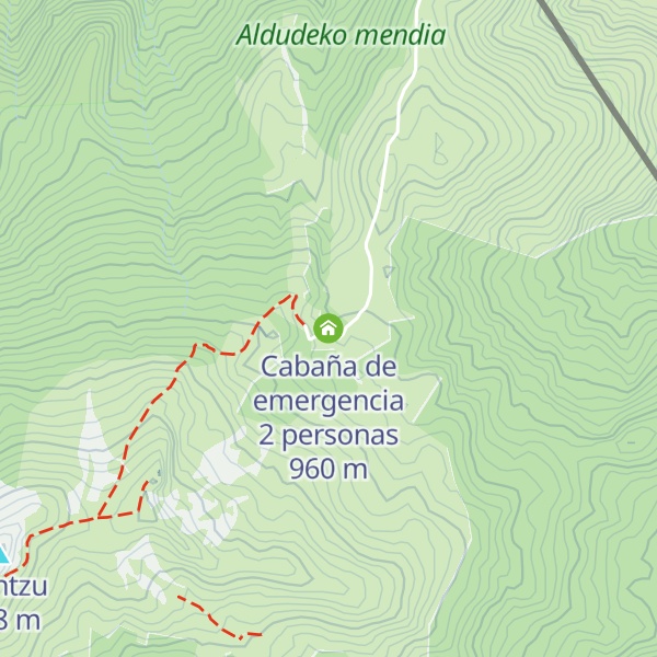 Map of Cabaña de emergencia 2 personas
