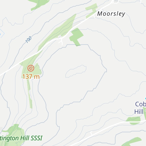 Map of High Moorsley