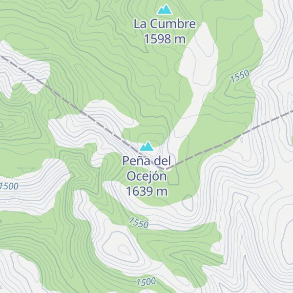 Map of Peña del Ocejón