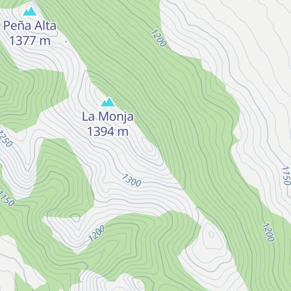 Map of Peña Grande